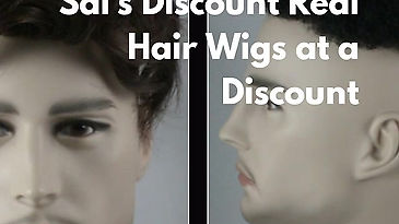 Friendly Friendly Sal's Discount Real Hair Wigs at a Discount